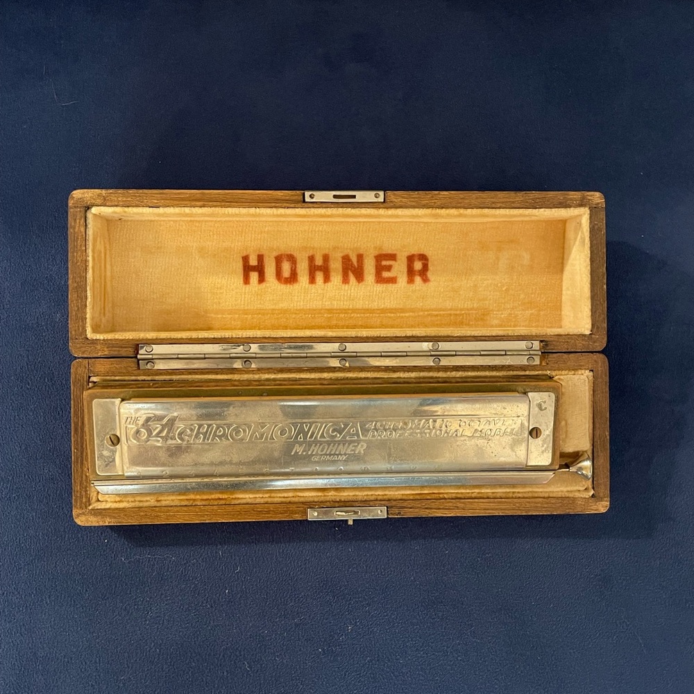 Vintage M. Hohner 64 Chromonica 4 Octave Professional Model harmonica Germany